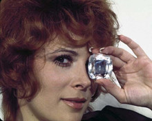 Jill St. John looks through huge diamond Diamonds Are Forever 8x10 inch photo