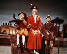 Mary Poppins Karen Dotrice Julie Andrews Matthew Garber on chimney 8x10 photo