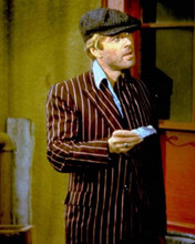 Robert Redford in pin striped suit and cap 1973 The Sting 8x10 inch photo