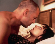 Pulp Fiction Bruce Willis & Maria de Medeiros in bed 8x10 inch photo