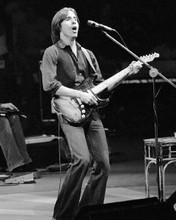 Jackson Browne plays his guitar performing on stage 1970's era 8x10 inch photo