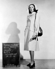 Gene Tierney does wardrobe test for 1944 movie Laura 8x10 inch photo