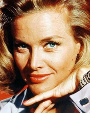 Honor Blackman close-up portrait as Pussy Galore from Goldfinger 8x10 photo