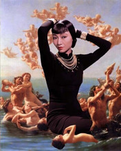 Anna Mae Wong beautiful glamour portrait dressed in black 8x10 inch photo