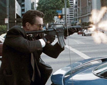 Robert De Niro fires his Model 733 in street gun battle from Heat 8x10 photo