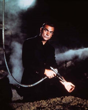 Sean Connery holds water hose as Bond Diamonds Are Forever 8x10 inch photo