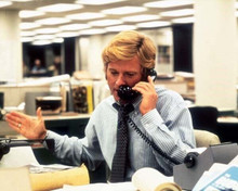 All The President's Men Robert Redford at his desk in Post office 8x10 photo