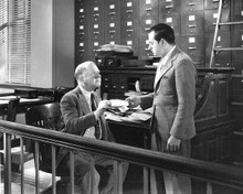 Man on the Flying Trapeze 1935 W.C. Fields sat at his desk in office 8x10 photo