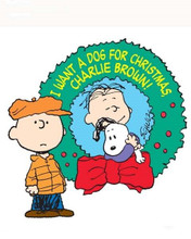 Charlie Brown I Want A Dog For Christmas 8x10 inch photo