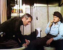 The Sting Paul Newman comes out of bathtub Robert Redford by side 8x10 photo