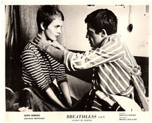 Breathless 1960 Jean-Paul Belmondo Jean Seberg 8x10 inch photo
