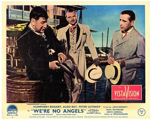 We're No Angels 1955 Peter Ustinov Humphrey Bogart Basil Rathbone 8x10 ...