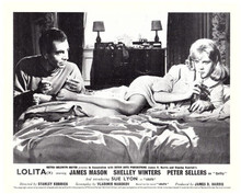 Lolita 1962 Sue Lyon on bed with Coke James Mason paints toenails 8x10 photo
