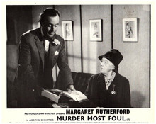 Murder Most Foul 1964 Margaret Rutherford as Miss Marple Dennis Price 8x10 photo