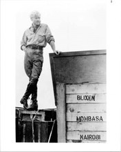 Robert Redford stands on dock Out of Africa 8x10 inch photo