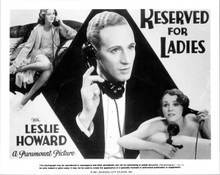 Reserved For Ladies 1932 Leslie Howard Elizabeth Allen Benita Hume 8x10 photo