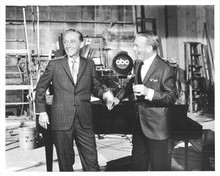 Bing Crosby & George Burns gues together on ABC TV show 1950's 8x10 inch photo