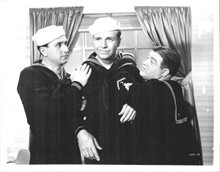 In The Navy 1941 Bud Abbott Lou Costello & Dick Powell 8x10 inch photo fiber