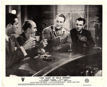 The Saint in Palm Springs George Sanders as Templar drinks at bar 8x10 photo