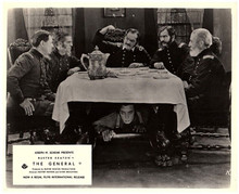 The General 1926 Buster keaton hides under dining table 8x10 inch photo