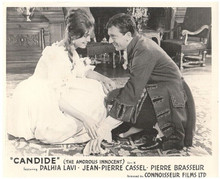 Candide 1962 Daliah Lavi in white dress with Jean-Pierre Cassel 8x10 photo