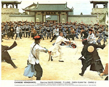 Chinese Vengeance 1973 David Chiang kung fu action in village 8x10 inch photo