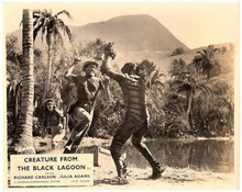 Creature From The Black Lagoon Julia Adams look at Gill Man attack 8x10 photo