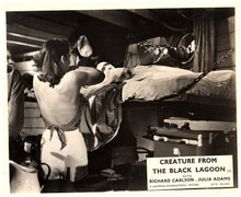 Creature From The Black Lagoon Julia Adams bare back Gill Man claw 8x10 photo