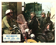 Hell's Angels '69 Tom Stern Jeremy Slate talk to police officer 8x10 inch photo