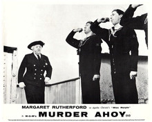 Murder Ahoy 1964 sailors salute Margaret Rutherford as Miss Marple 8x10 photo