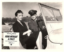 Fiend Without A Face 1958 Kim Parker Marshall Thompson ride in Jeep 8x10 photo