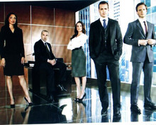 Suits TV series 2011 Macht Adams Markle Hoffman & Torres cast pose 8x10 photo