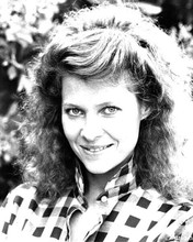 Kate Capshaw smiling portrait in checkered shirt 1984 Best Defence 8x10 photo