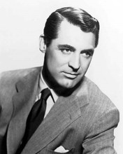 Cary Grant dapper and debonair in suit and tie 1940's era 8x10 inch photo