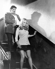 The Getaway 1972 Al Lettieri Sally Sruthers leave taking stairs 8x10 inch photo