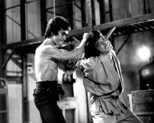 Enter The Dragon 1973 Bruce Lee in fight scene with Jackie Chan 8x10 inch photo