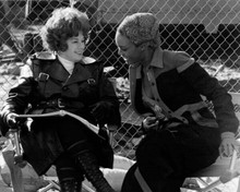 Cleopatra Jones 1973 Tamara Dobson sits on set with Shelley Winters 8x10 photo