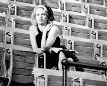 Kim Basinger sits in stands from The Natural 8x10 inch photo