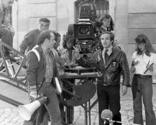 Day For Night 1974 director Francois Truffaut on set 8x10 inch photo