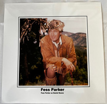 Fess Parker as Daniel Boone iconic portrait 12x12 inch square photograph