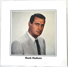 Rock Hudson handsome 1960's era in suit and tie 12x12 inch art print photograph