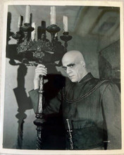 Boris Karloff by candelabra as executioner Mord 1939 Tower of London 8x10 photo