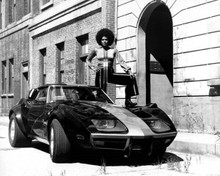 Cleopatra Jones 1973 Tamara Dobson with Chevrolet Corvette Stingray 8x10 photo