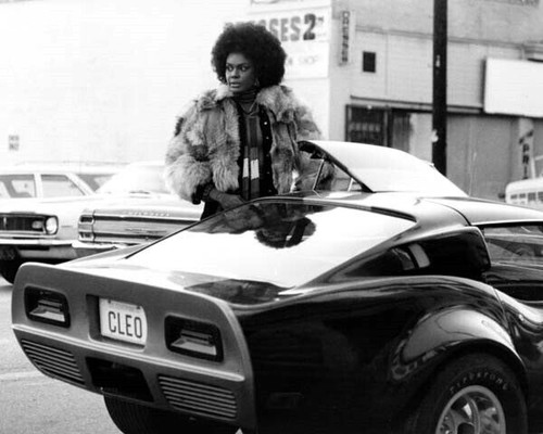 Cleopatra Jones Tamara Dobson & her Corvette Stingray 8x10 inch photo ...