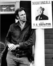 Posse 1975 Bruce Dern poses next to Kirk Douglas for senator poster 8x10 photo