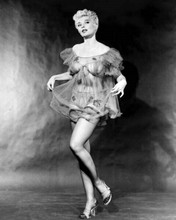 Lili St. Cyr iconic stripper 1950's in neglige dancing pose 8x10 inch photo