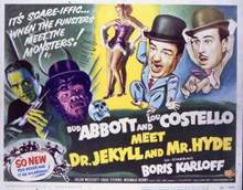 Abbott & Costello Meet Dr. Jekyll and Mr Hyde Boris Karloff 11x14 movie poster