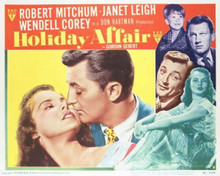 Holiday Affair Robert Mitchum Janet Leigh Wendell Corey 11x14 inch movie poster