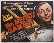 Mr Moto's Gamble Peter Lorre 11x14 inch movie poster