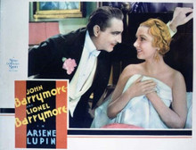 Arsene Lupin John Barrymore Karen Morley 11x14 inch movie poster
